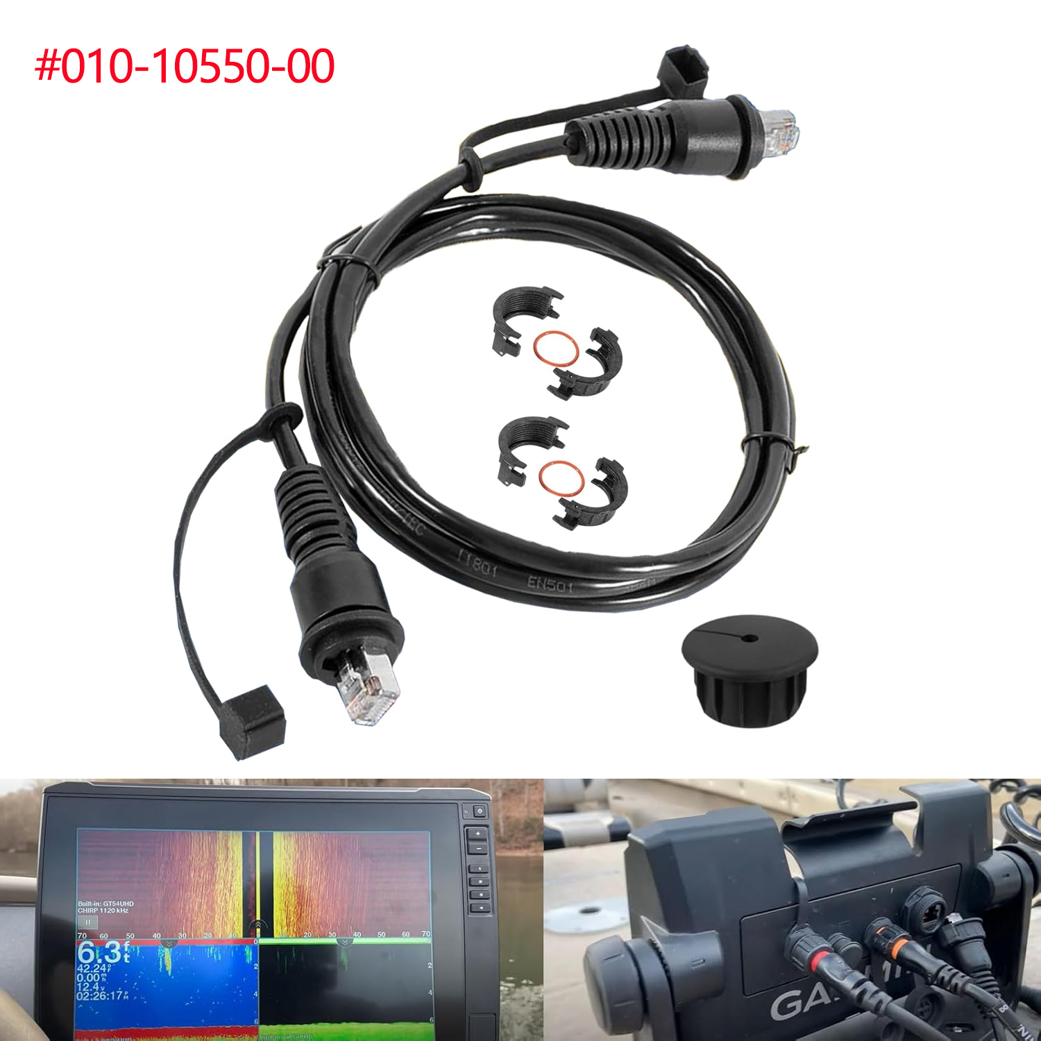 Fish Finder Cable - 010-10550-00 Marine Network Cable for Garmin