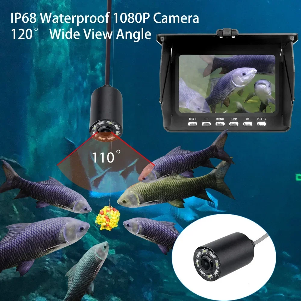 Fish Finder 5.0 Inch LCD Displ – обзор и цена Fish Finder Cable