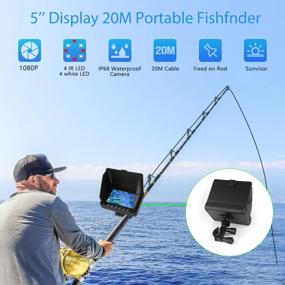 Fish Finder 5.0 Inch LCD Displ – обзор и цена Fish Finder Cable