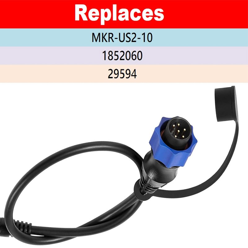 1852060, 29594, MKR-US2-10 Son – обзор и цена Fish Finder Cable