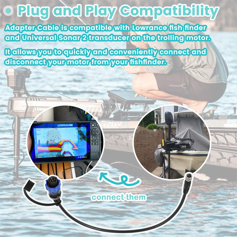 1852060, 29594, MKR-US2-10 Son – обзор и цена Fish Finder Cable