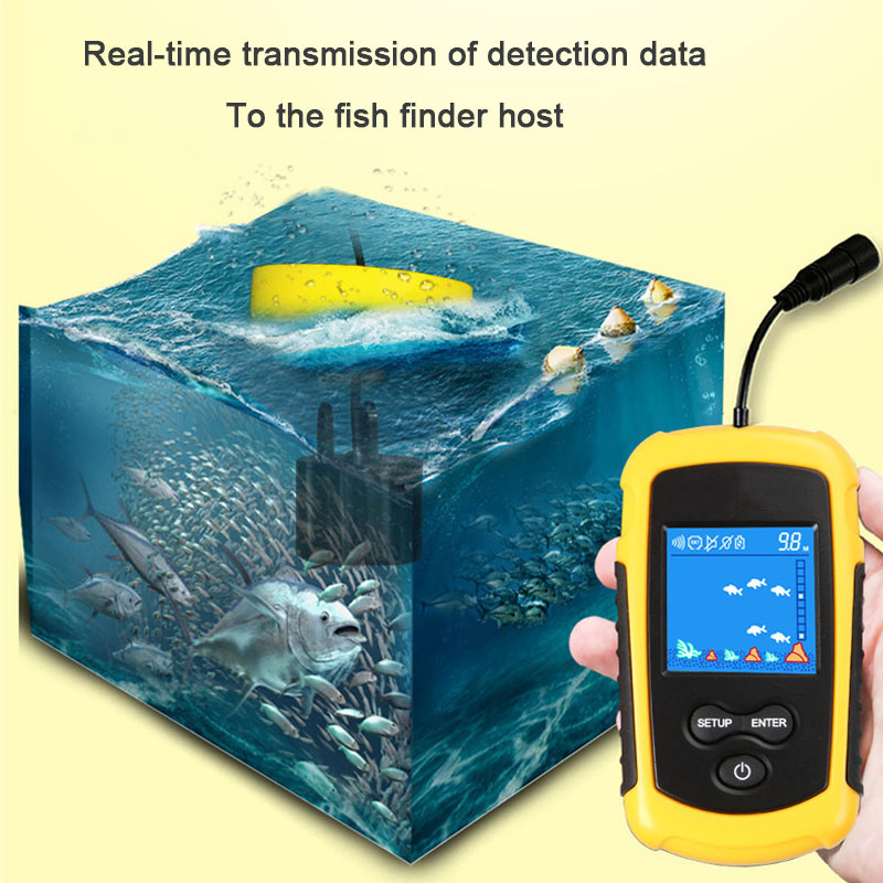 100M Wired Color Screen Portab – обзор и цена Fish Finder Cable