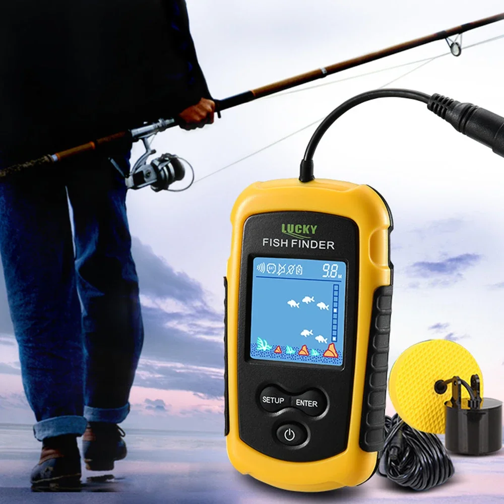 Lucky LCD Color Screen Portabl – обзор и цена Fish Finder Cable