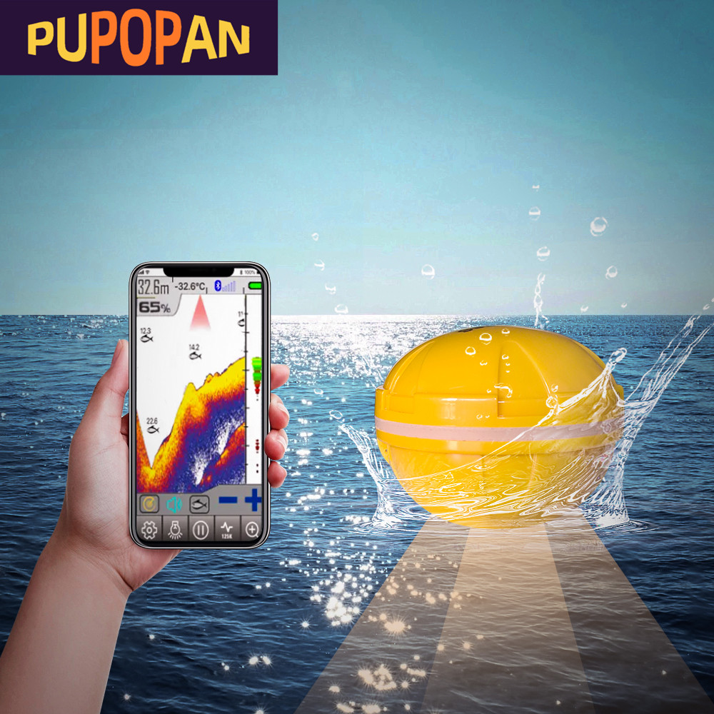 PUPOPAN 100M Brand New Smart P – обзор и цена Fishing Depth Finder
