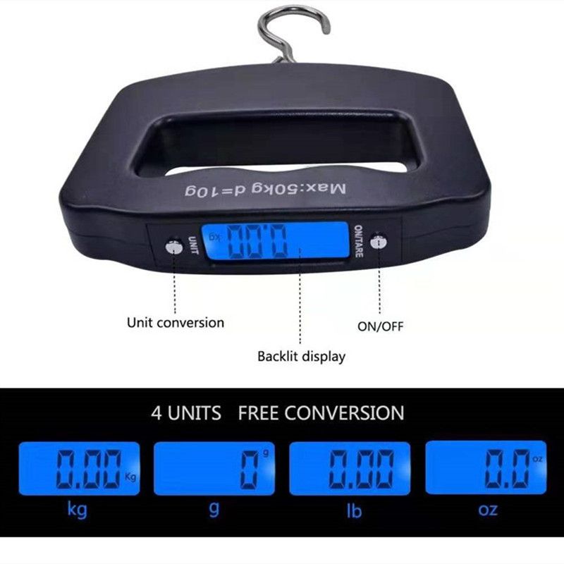 50kg Digital Fishing Scale Han – обзор и цена Fish Finder Battery