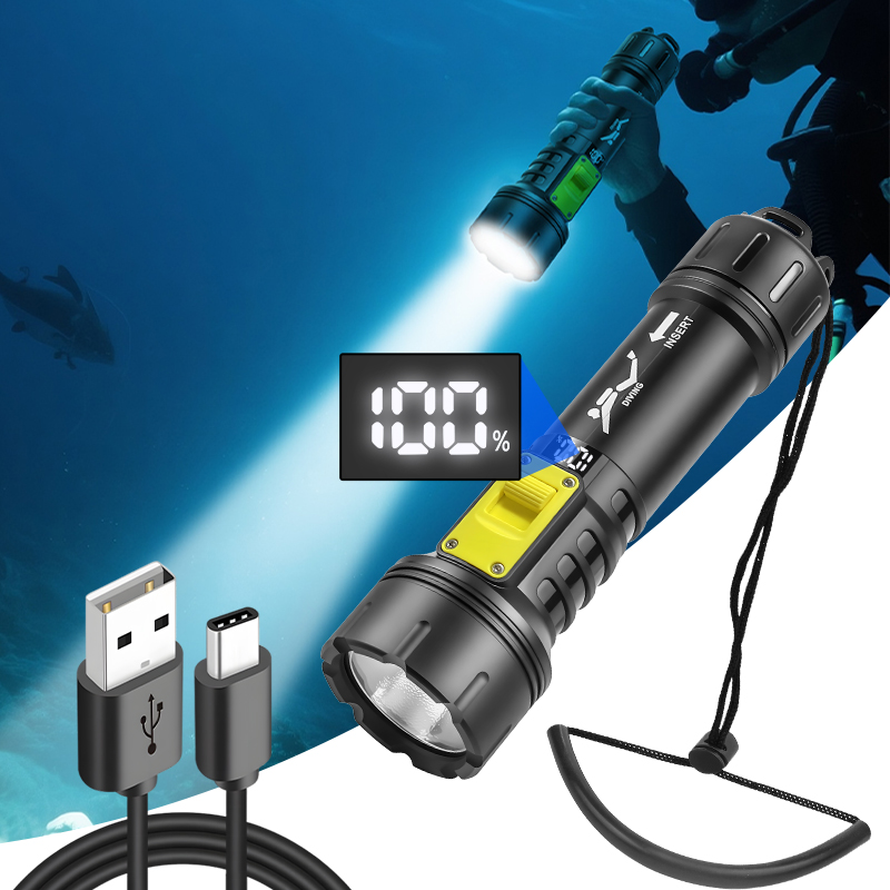 New XHP70 Diving Flashlight IP – обзор и цена Fishing Light