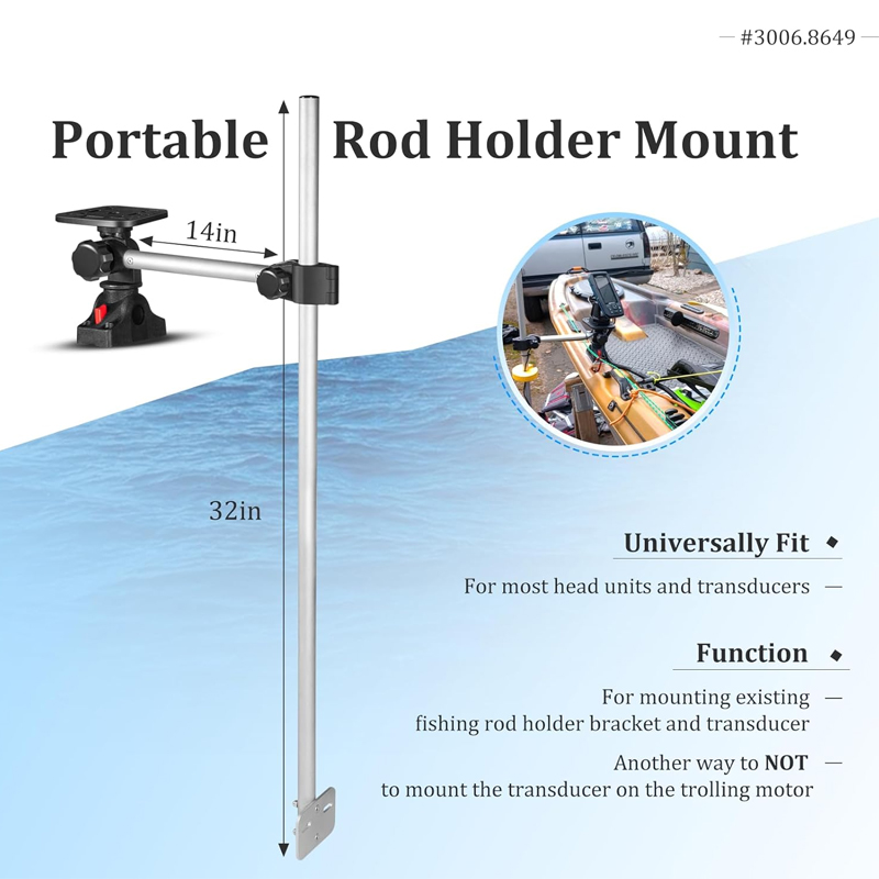 360° Rotation ,Marine Fish Fin – обзор и цена Fish Finder Mount