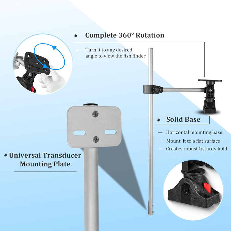 360° Rotation ,Marine Fish Fin – обзор и цена Fish Finder Mount