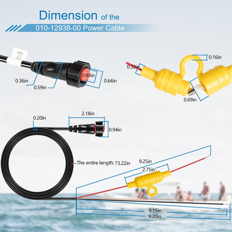 010-12938-00 Boat Power Cable  – обзор и цена Fish Finder Cable