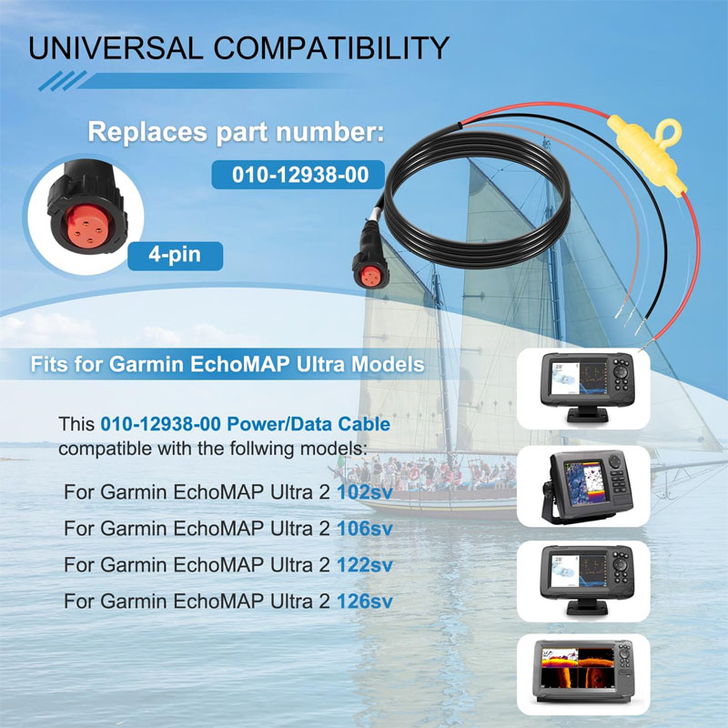 010-12938-00 Boat Power Cable  – обзор и цена Fish Finder Cable