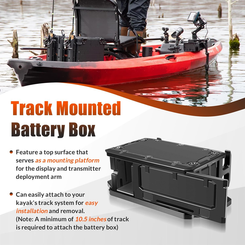 Track Mounted Battery Box for  – обзор и цена Fish Finder Mount