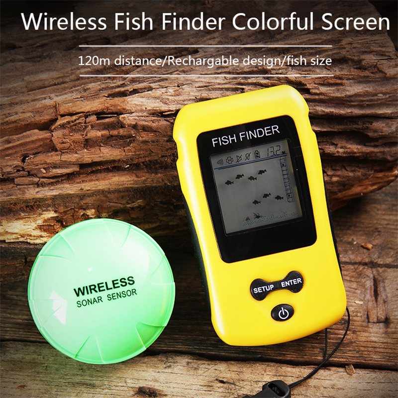 Brand New Colorful Wireless Fi – обзор и цена Fish Finder Transducer